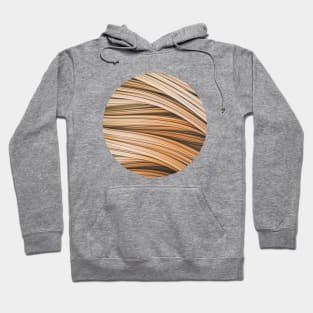 Shades of Beige Abstract Art Strands Hoodie